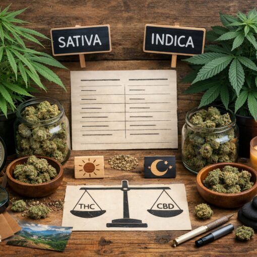 Marihuana indica vs sativa