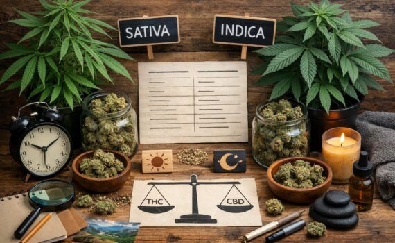 Marihuana indica vs sativa