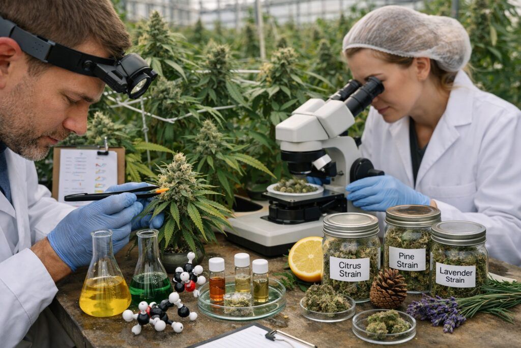 Odmiany bogate w terpeny